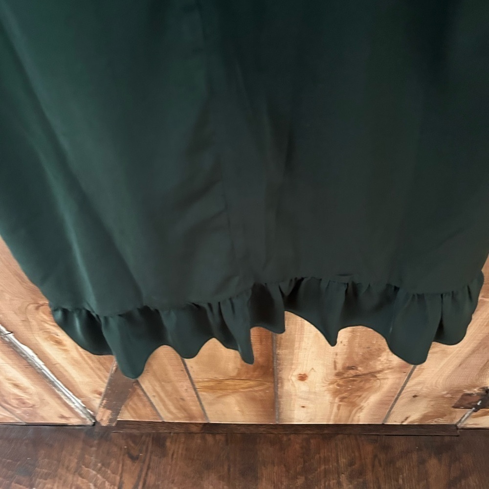 NWT HOMEYEE Dark Green Dress Size 10 XL - Picture 8 of 10